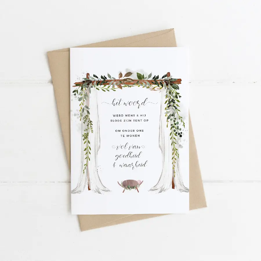 Enkele kaart: Het Woord werd Mens