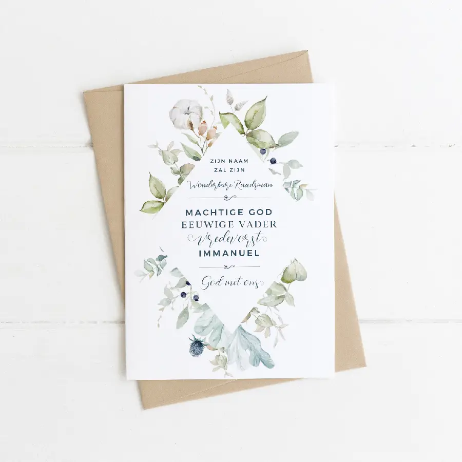 Zijn naam zal zijn Wonderbare Raadsman