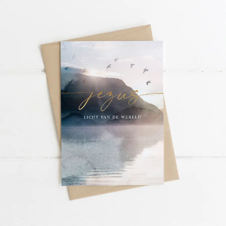 Enkele kaart: Jezus Licht van de wereld