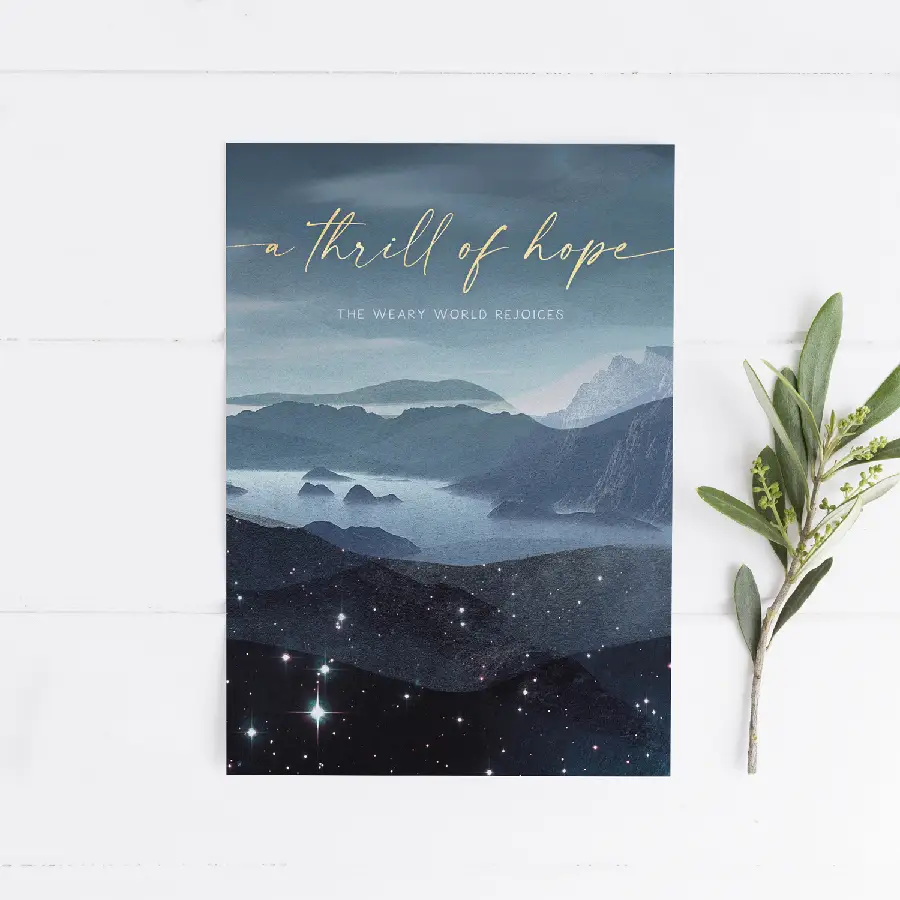 Enkele kaart: A thrill of hope