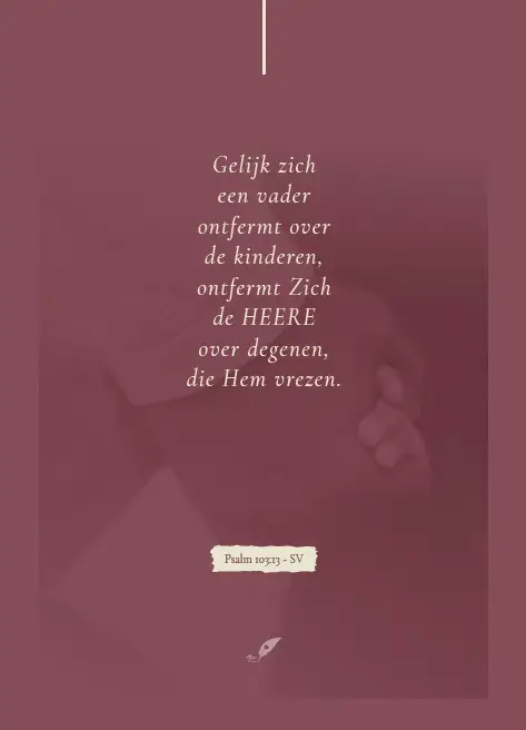 Enkele kaart: Gelijk zich een vader