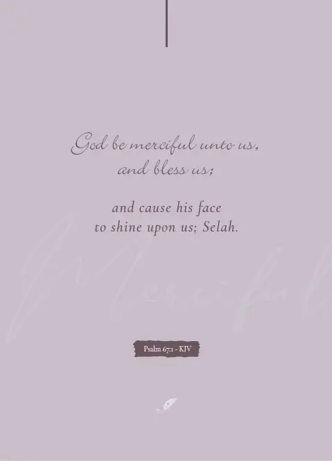 Enkele kaart: God be merciful unto us