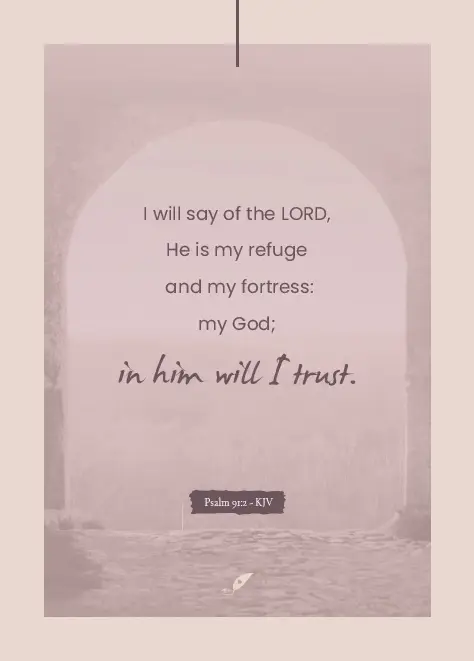 Enkele kaart: I will say of the Lord