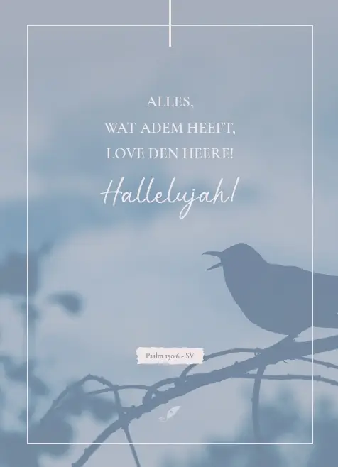 Enkele kaart: Alles wat adem heeft