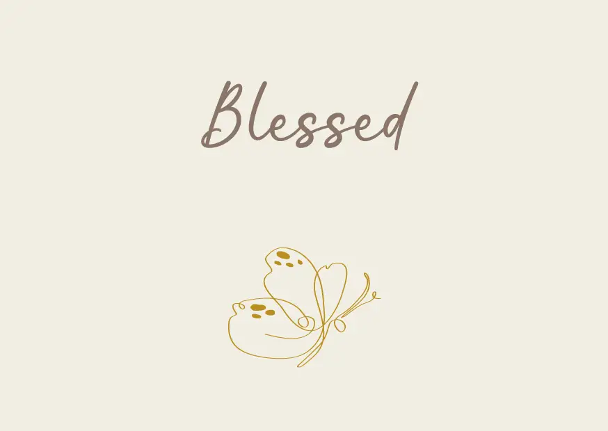 Enkele kaart: Blessed