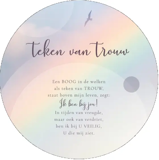 Muurcirkel: Een boog in de wolken