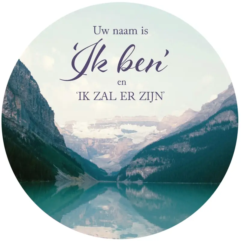 Muurcirkel: Ik zal er zijn