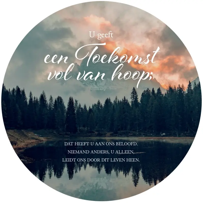 Muurcirkel: Toekomst vol van hoop