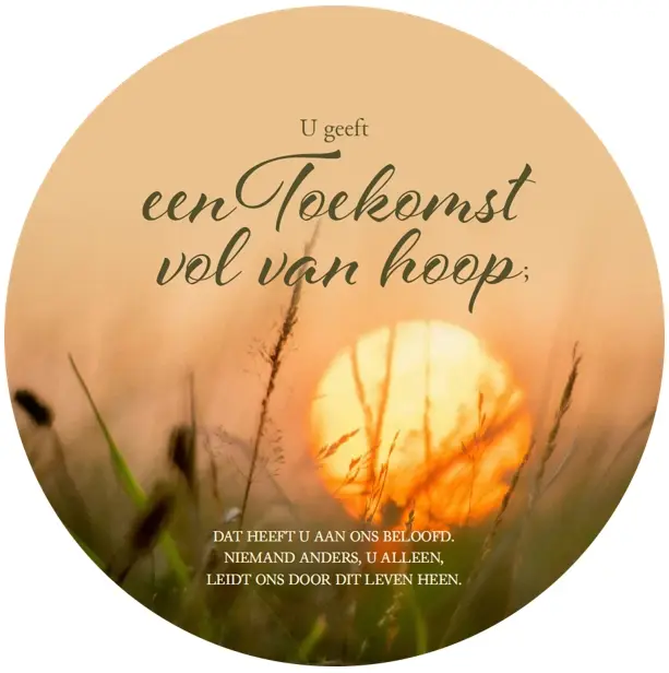 Muurcirkel: Toekomst vol van Hoop