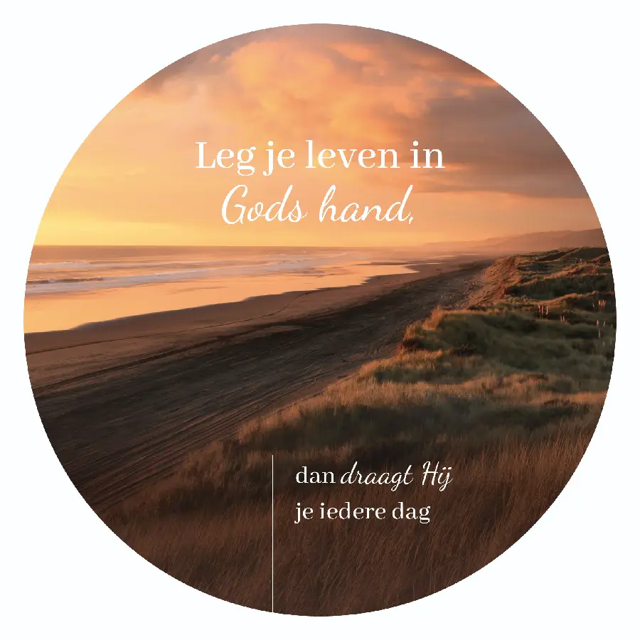 :eg je leven in gods hand muurcirkel 25