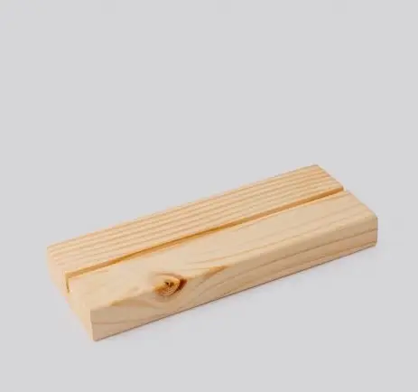 Houten standaard voor muurcirkel