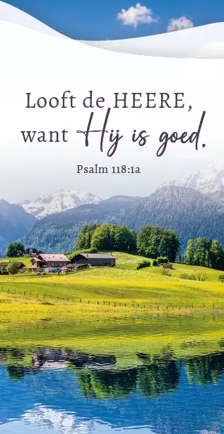 Boekenlegger: Looft de Heere