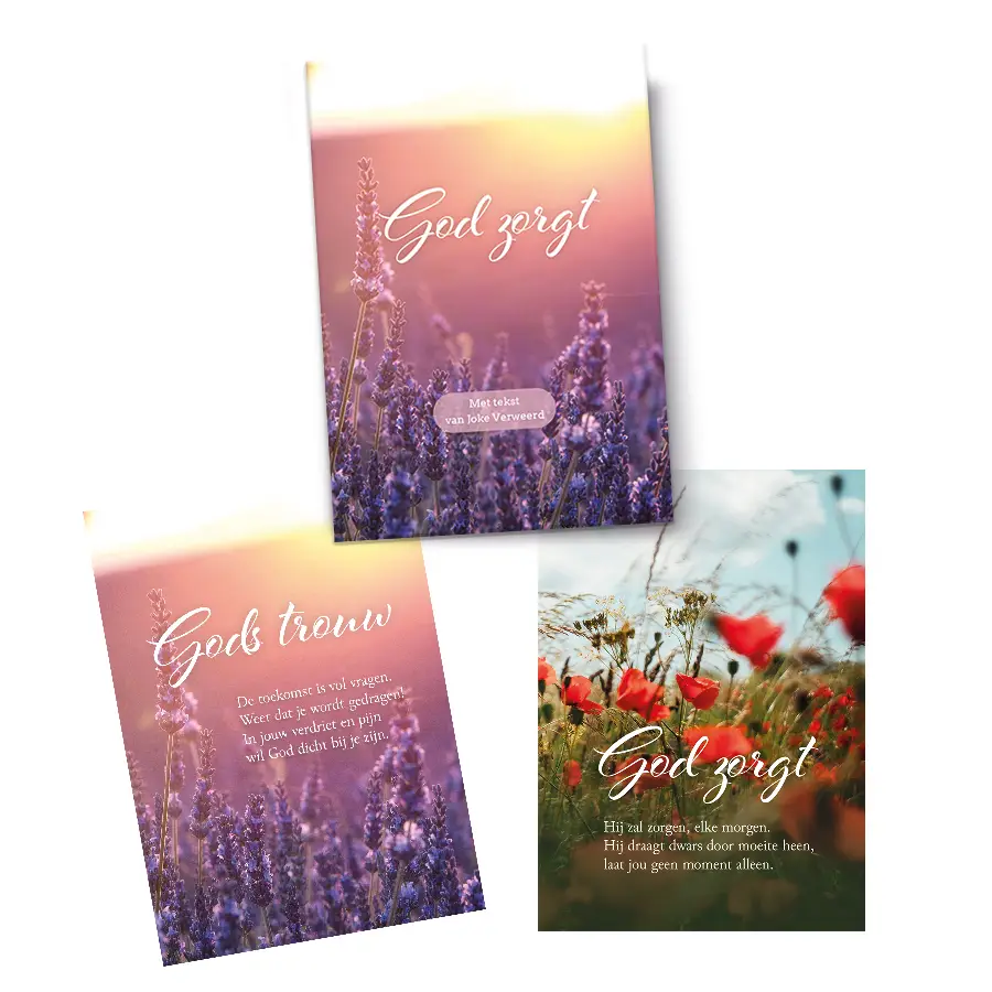 Mapje Notecards Gods trouw ( 2 x 4 )