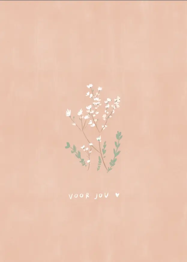 Enkele kaart: Voor jou