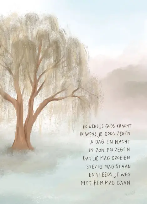 Kaart: Ik wens je kracht