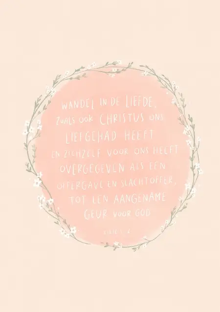 Enkele kaart: Wandel in de liefde