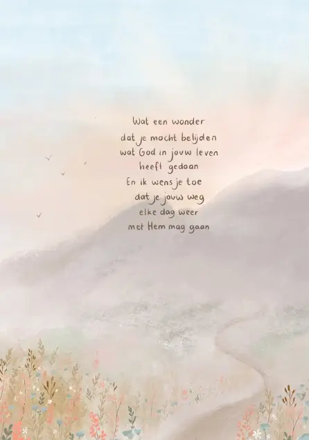 Enkele kaart: Wat een wonder