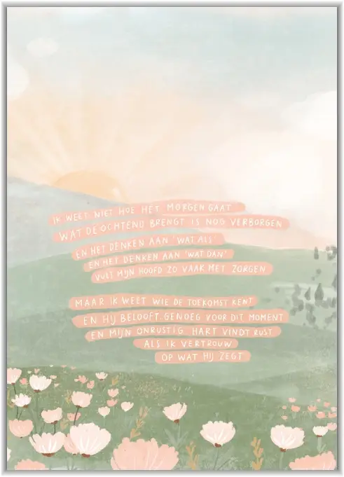 Enkele kaart: Ik weet niet hoe het