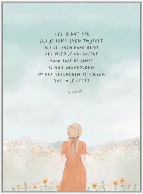 Enkele kaart: Het is niet erg