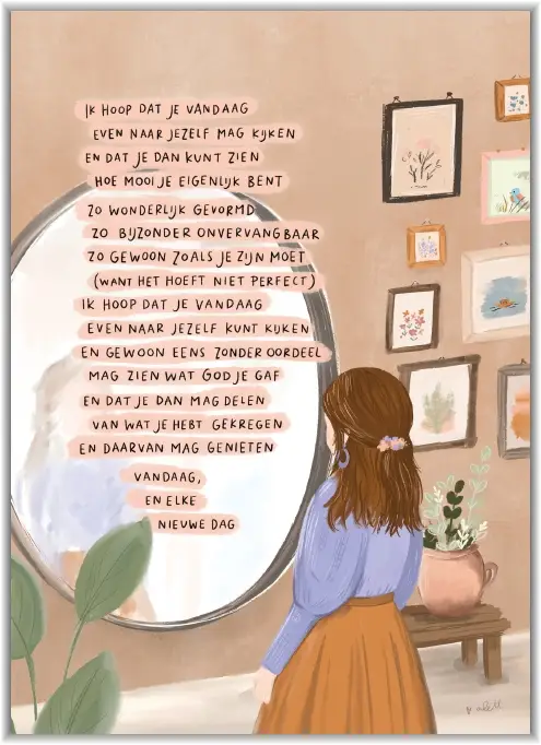 Enkele kaart: Ik hoop dat je vandaag