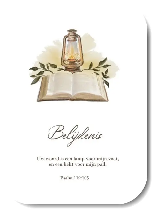 Enkele kaart: Belijdenis