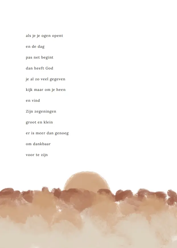 Enkele kaart: Als je je ogen opent