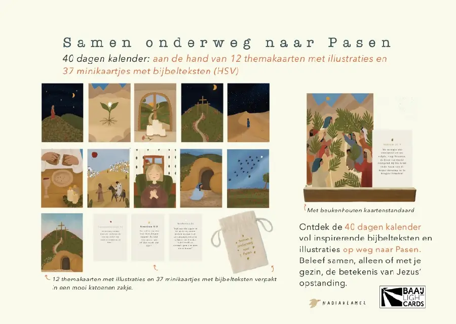 40 dagen kalender Samen onderweg