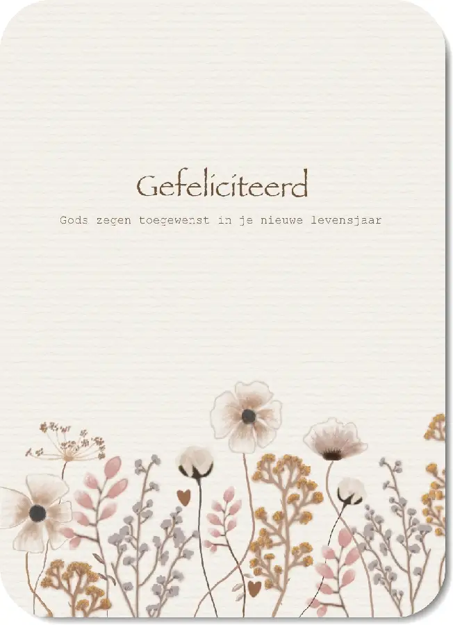 Enkele kaart: Ik denk aan je!