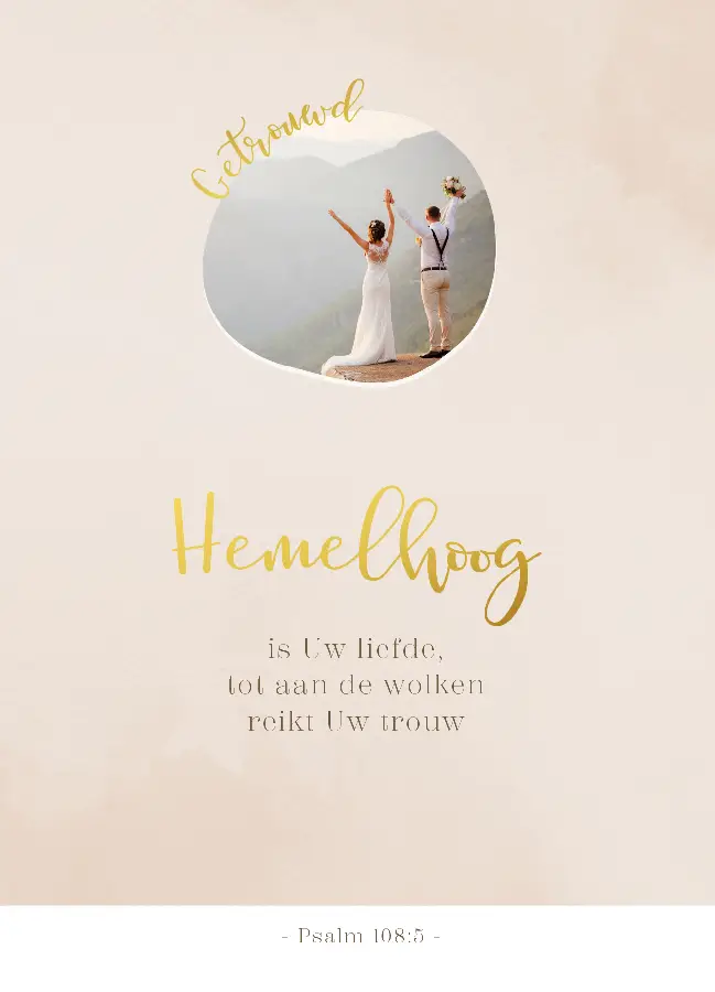 Enkele kaart: Huwelijk