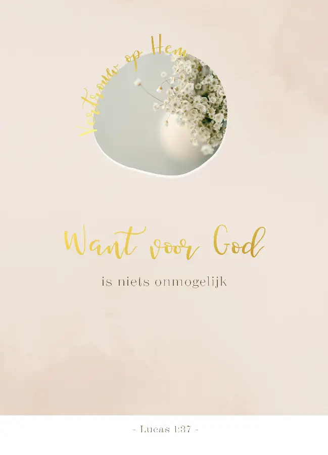 Enkele kaart: Bedankt