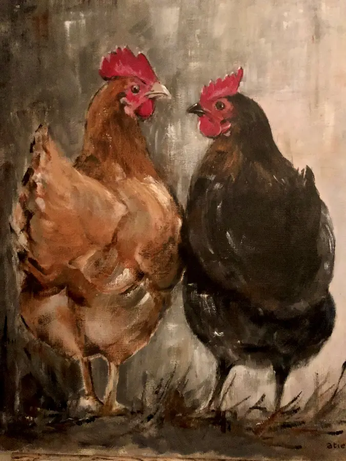 Enkele kaart: Blanco (kippen)