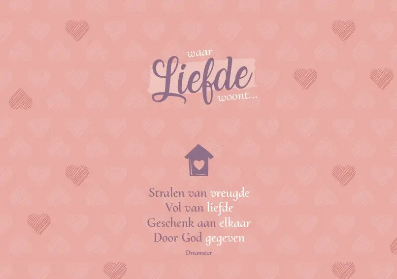 Enkele kaart: Waar liefde woont