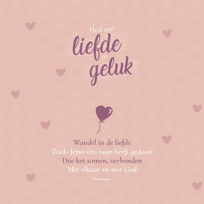 Enkele kaart: Liefde en geluk