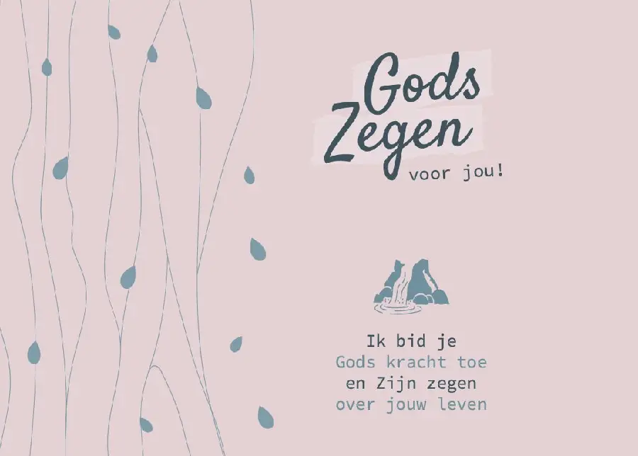 Enkele kaart: Gods Zegen
