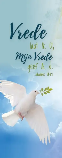 Boekenlegger: Vrede laat Ik u