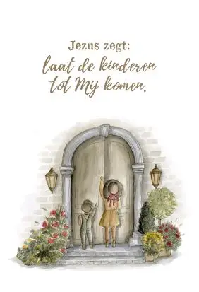 Uitdeelkaartje: Laat de kinderen tot Mij