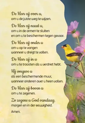 Uitdeelkaartje: Zegen van St. Patrick