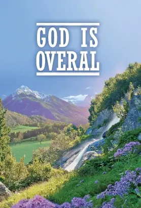 Uitdeelkaartje: God is overal