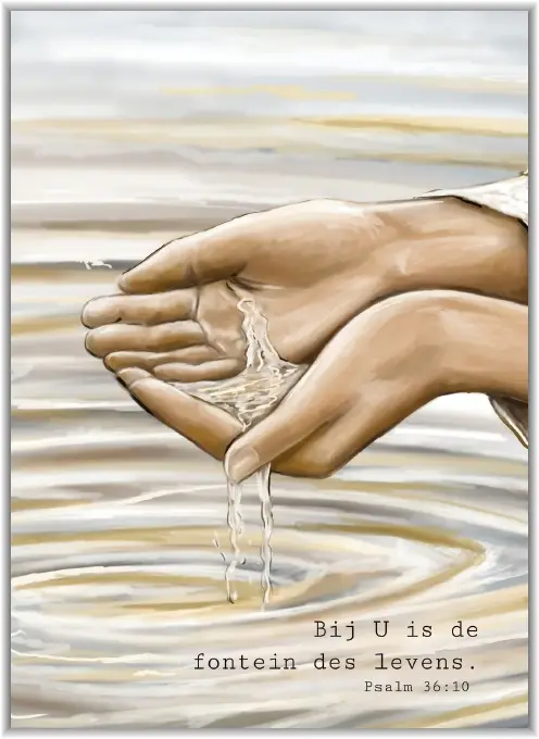 Enkele kaart: Uit de diepten roep ik