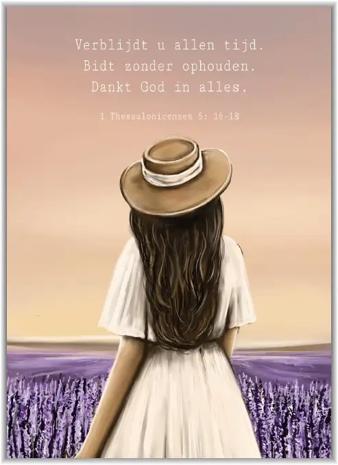 Enkele kaart: Vertrouwt op Hem