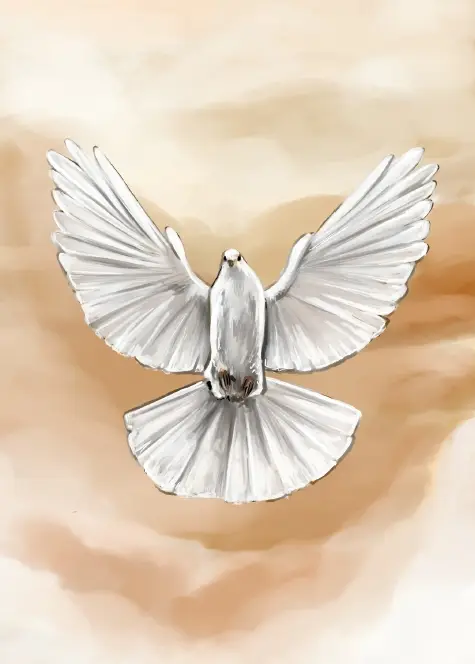 Enkele kaart: Blanco Duif