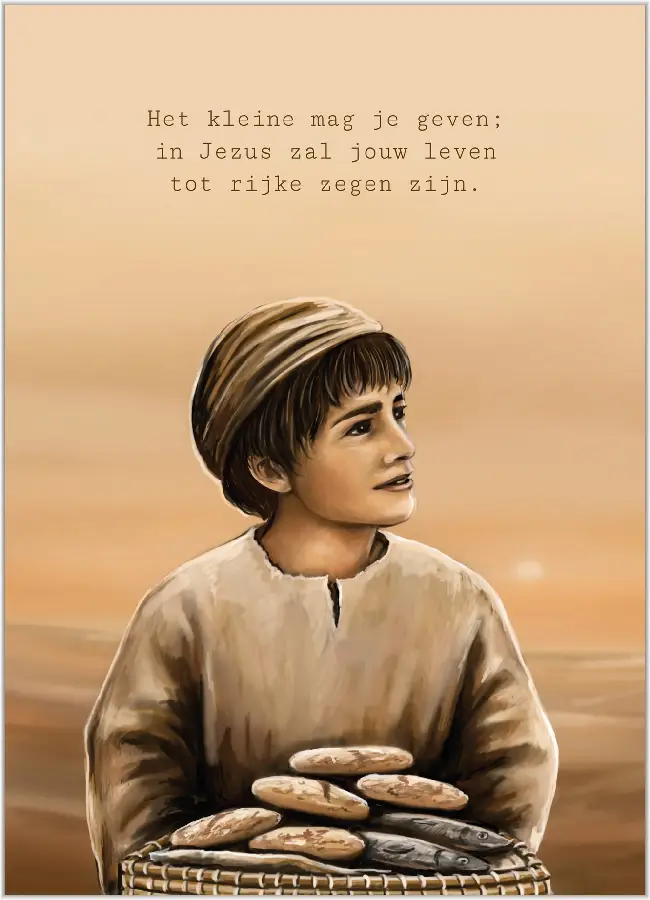 Poster A5: Het kleine mag je geven