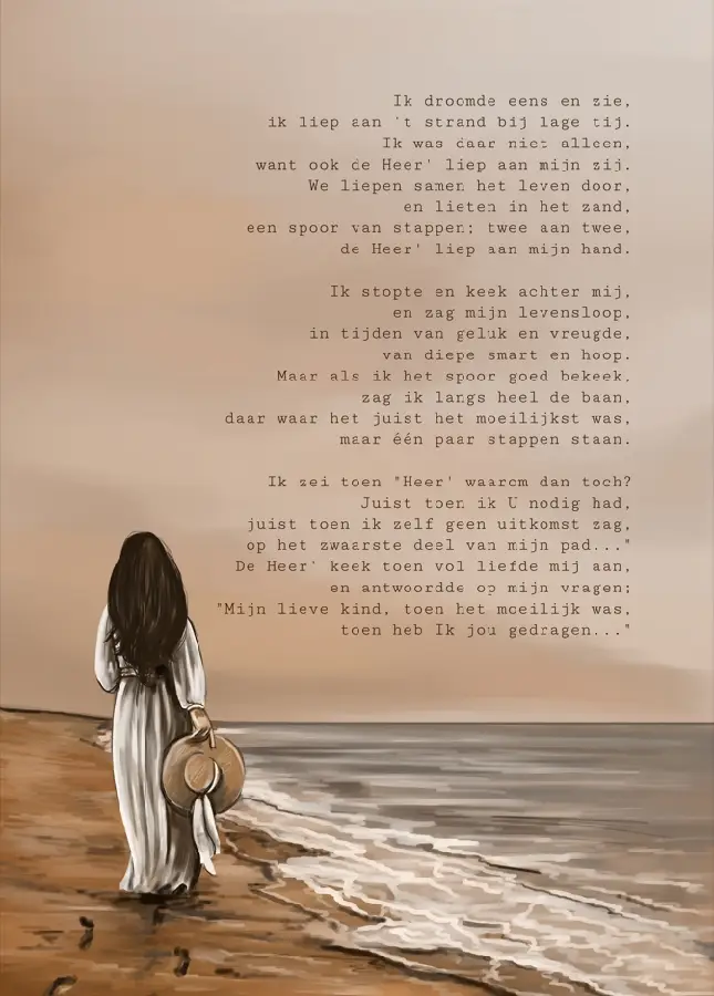 Poster A5: Ik droomde eens en zie