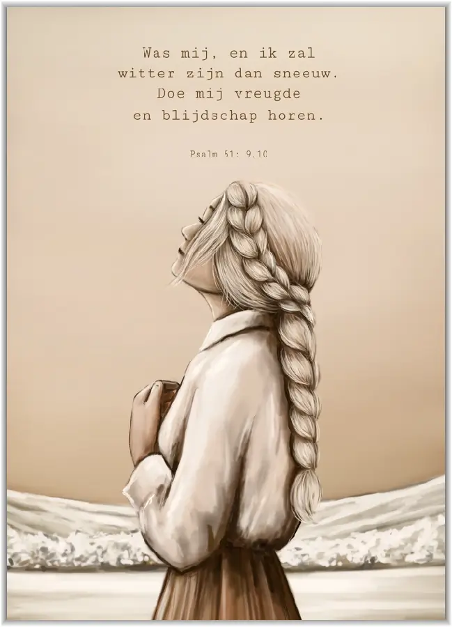 Poster A5: Er blijft dan een rust over