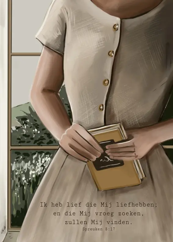 Poster A5 Ik heb lief die Mij liefhebben