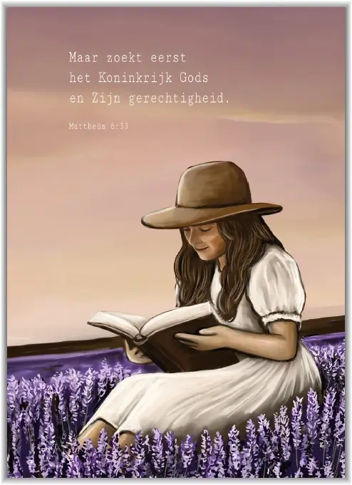 Kaartje A7 O God! Gij zijn mijn God