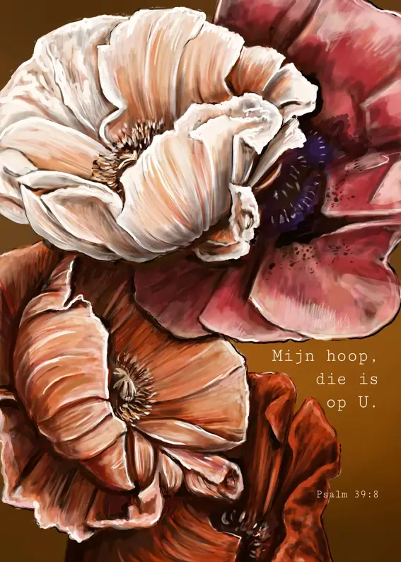 Kaartje A7: Mijn hoop, die is op U