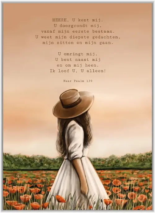 Poster A4: Hoop op God