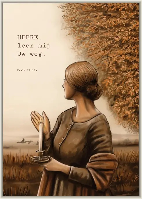Poster A4: Heere, leer mij Uw weg