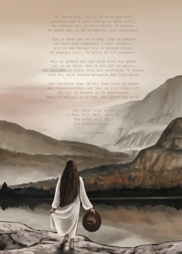 Poster A4: Hoe groot zijt Gij